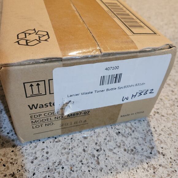 Ricoh 407100 Waste Toner Bottle Container Lanier SP C830DN/831DN✨️NEW IN BOX✨️ - Picture 3 of 5